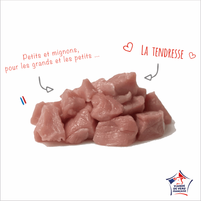 LES PEPITES DE VEAU - 500GR